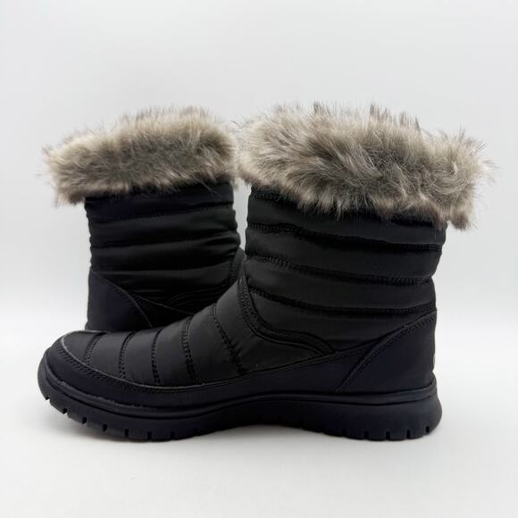 Ryka Snow Boots Women 6.5 WIDE Black Suzy Quilted Camo Water  Ryka Womens Suzy Winter Boots US 5.5 M EU 35.5 Black Water Repellent NIB